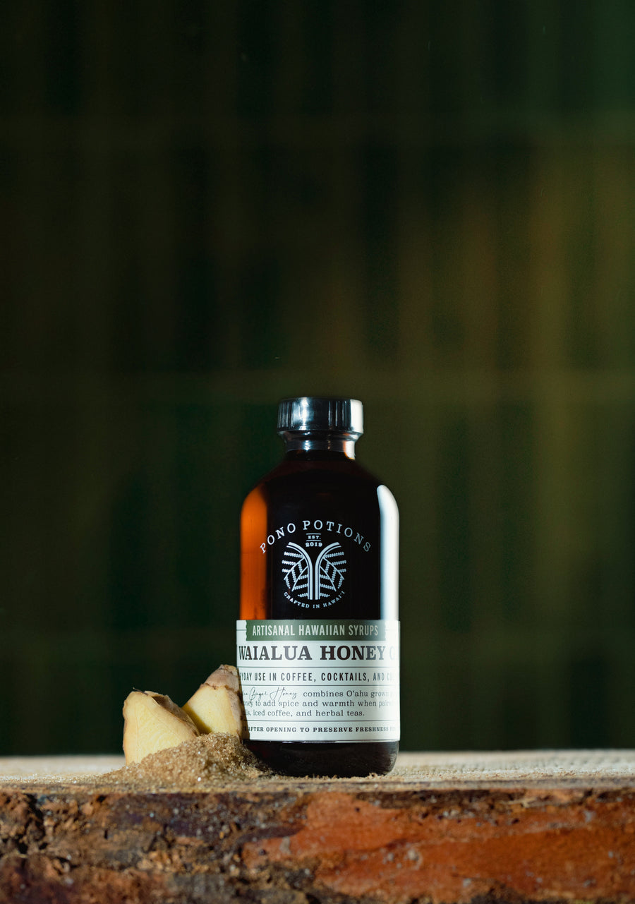 Waialua Honey Ginger Syrup - Pono Potions