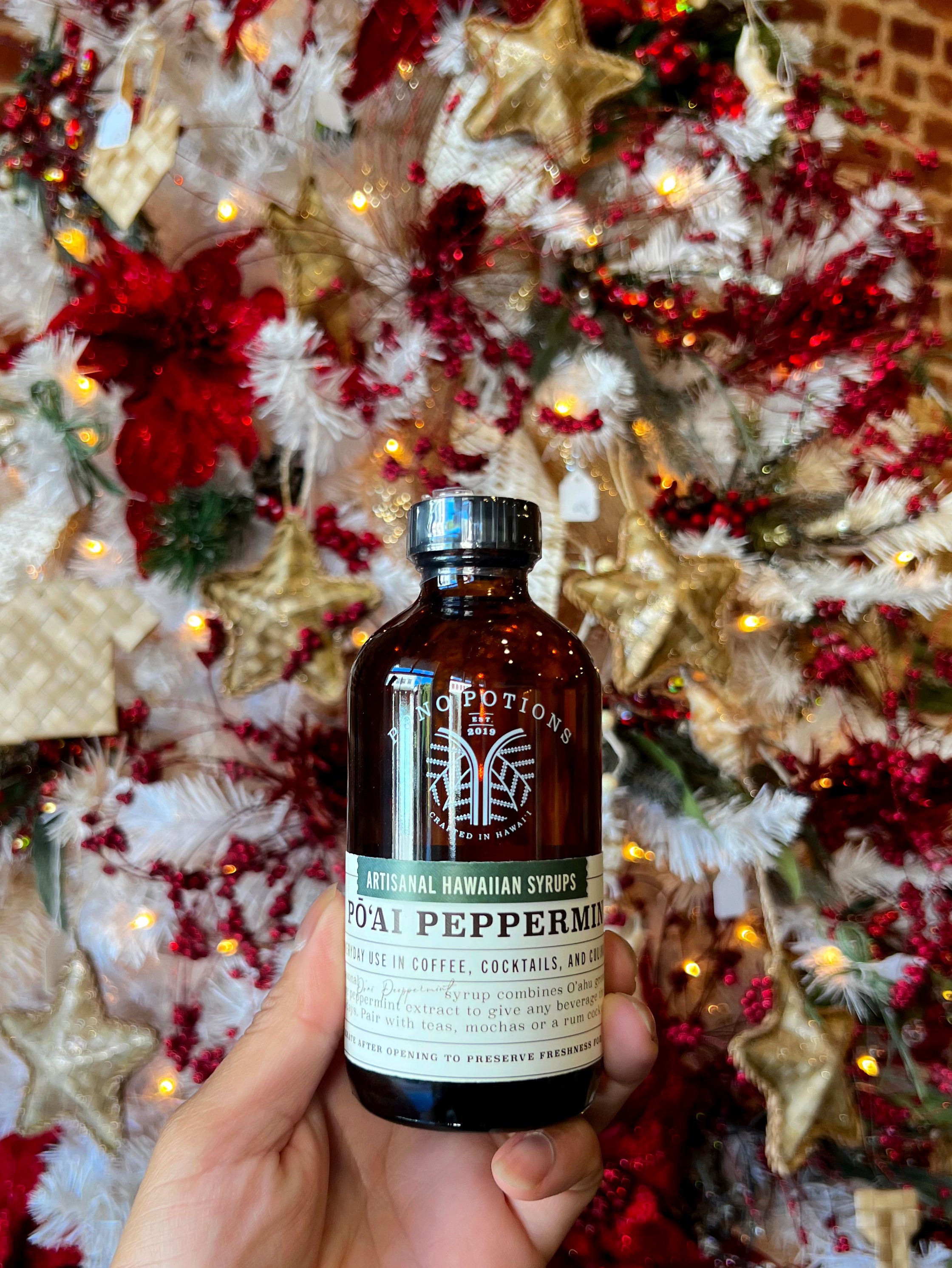 Pō’ai Peppermint Syrup