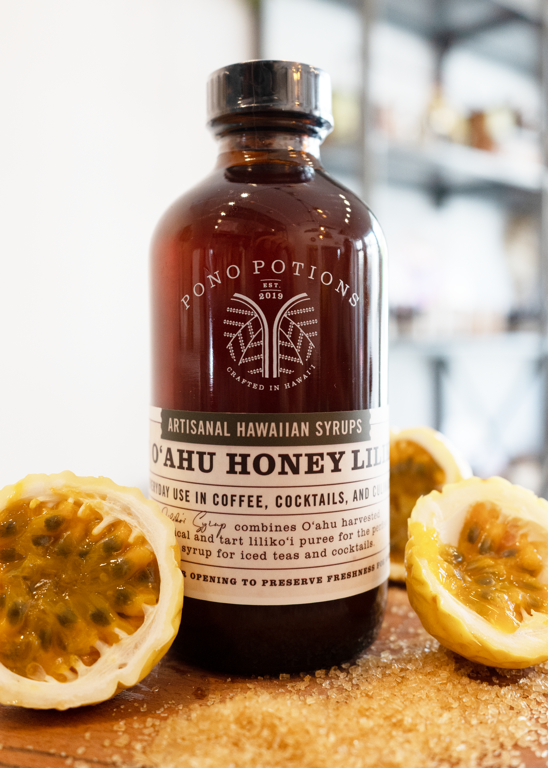 Honey Lilikoʻi Syrup · Pono Potions Hawaiian Syrups Honey Lilikoʻi Syrup · Pono Potions Hawaiian Syrups