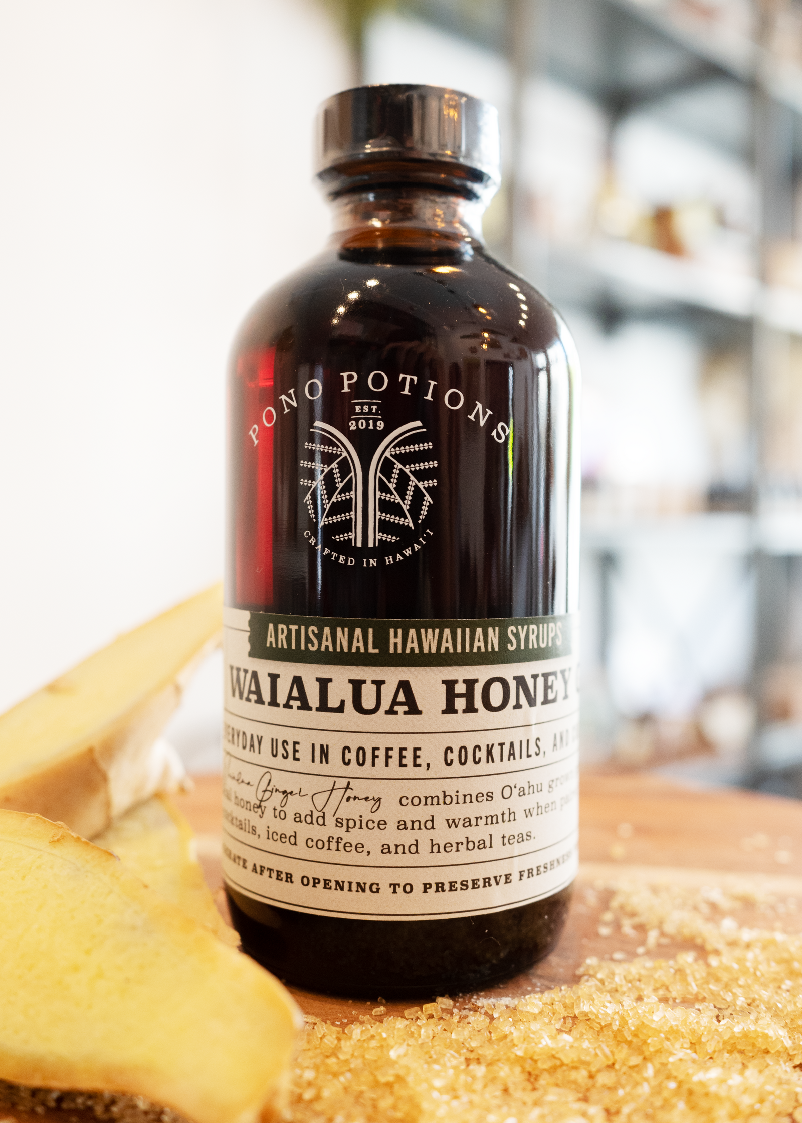 Waialua Honey Ginger Syrup
