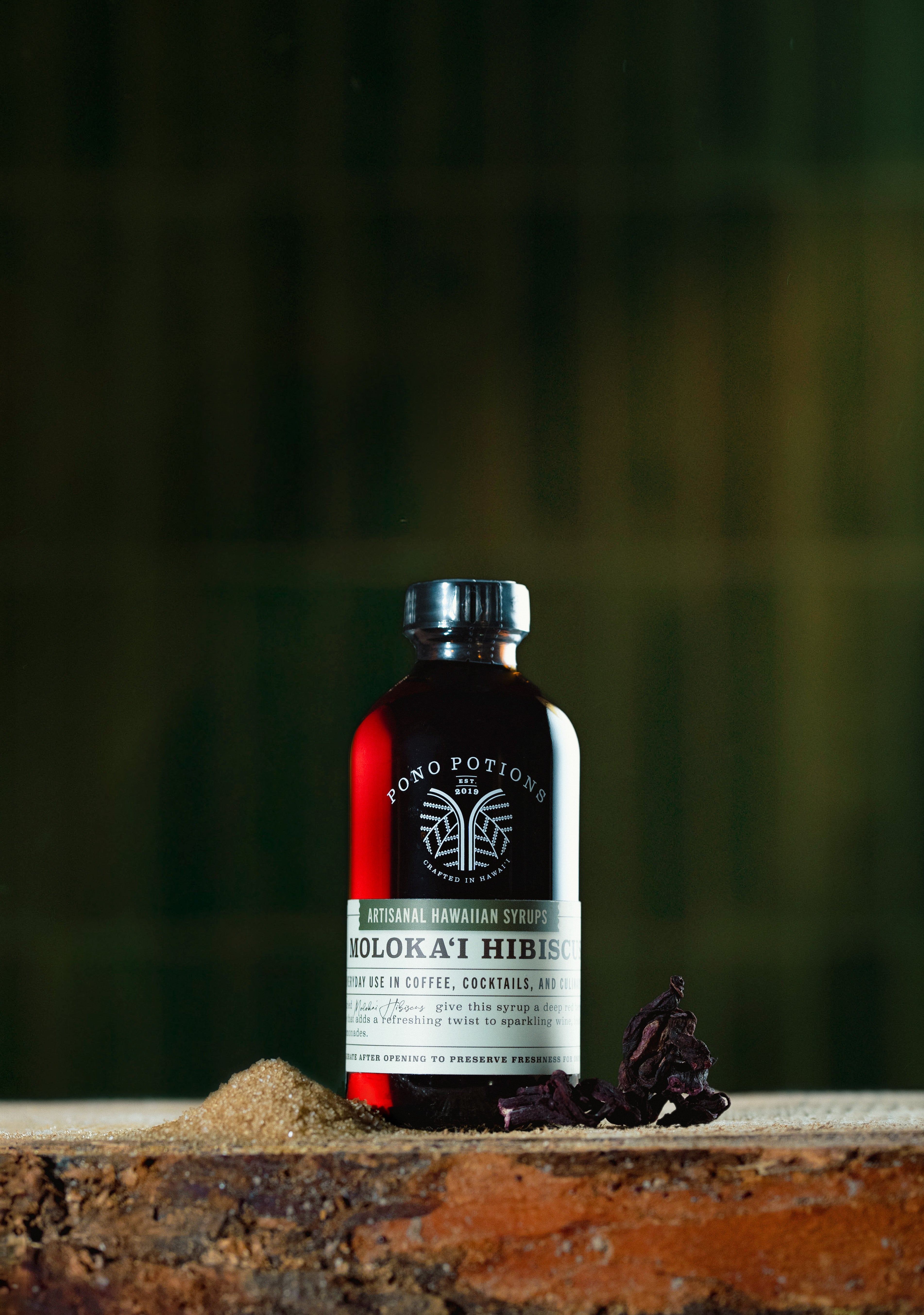 Moloka'i Hibiscus Grenadine · Pono Potions Hawaiian Syrups