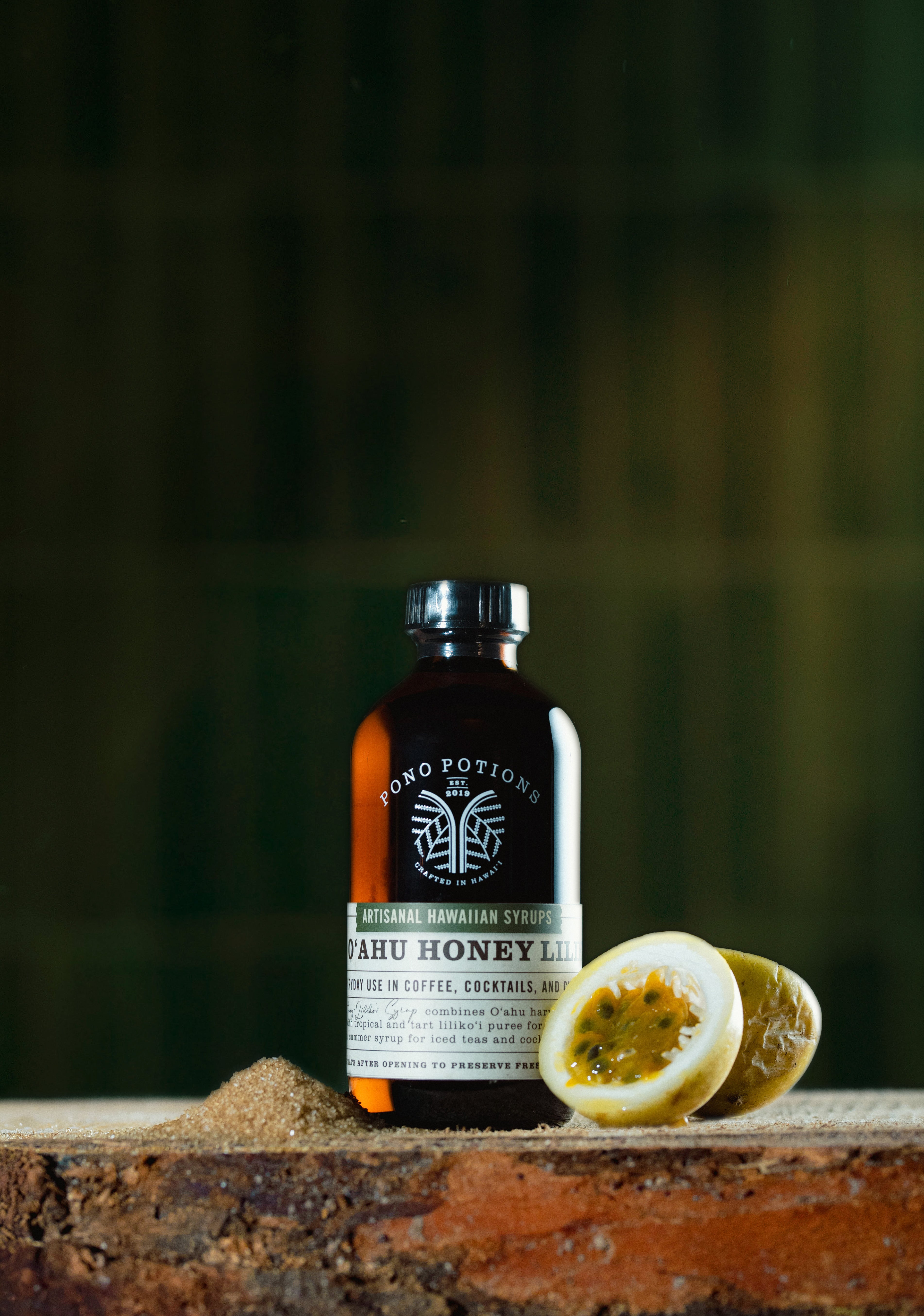 Honey Lilikoʻi Syrup · Pono Potions Hawaiian Syrups