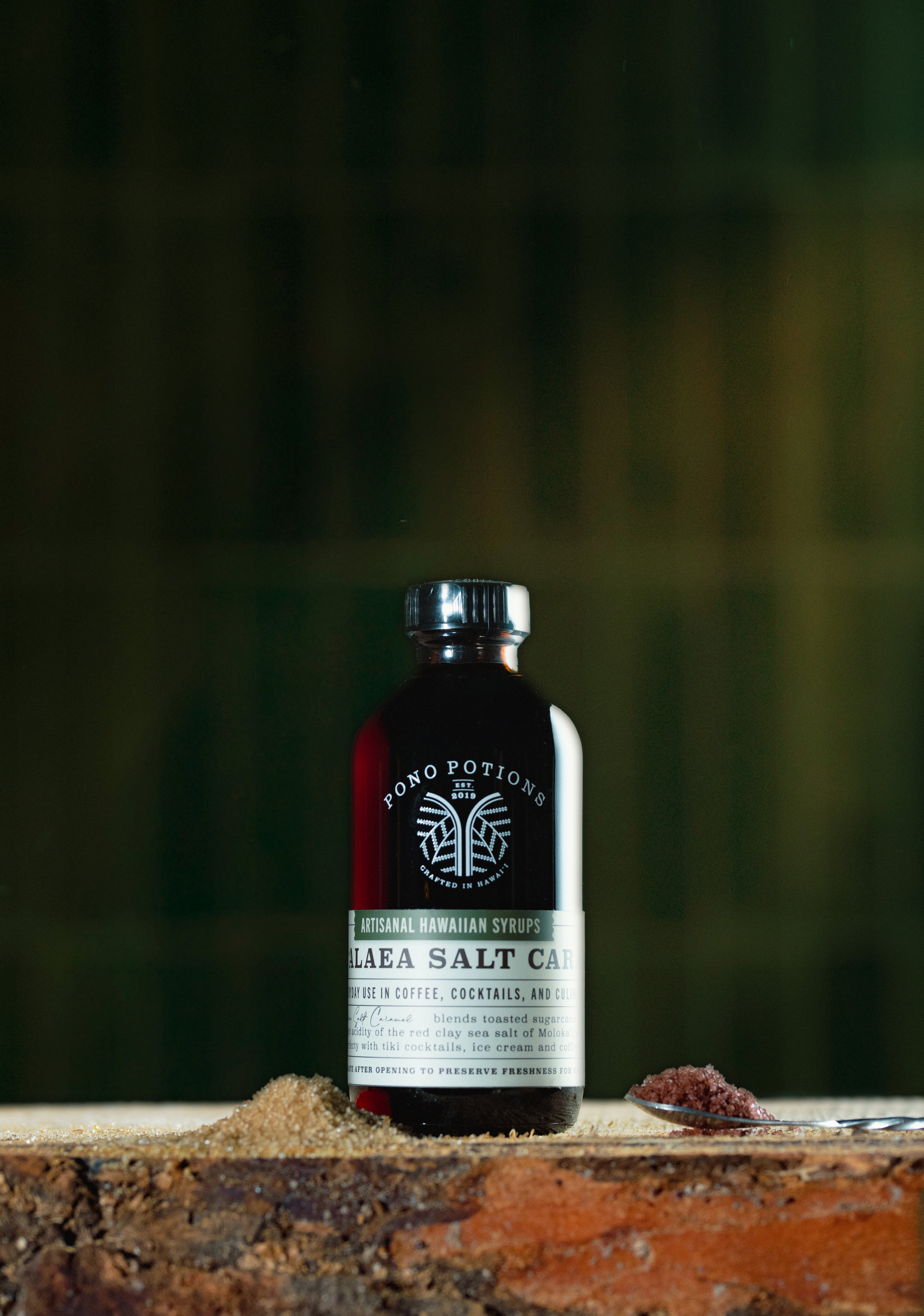 Alaea Salt Caramel Syrup · Pono Potions Hawaiian Syrups