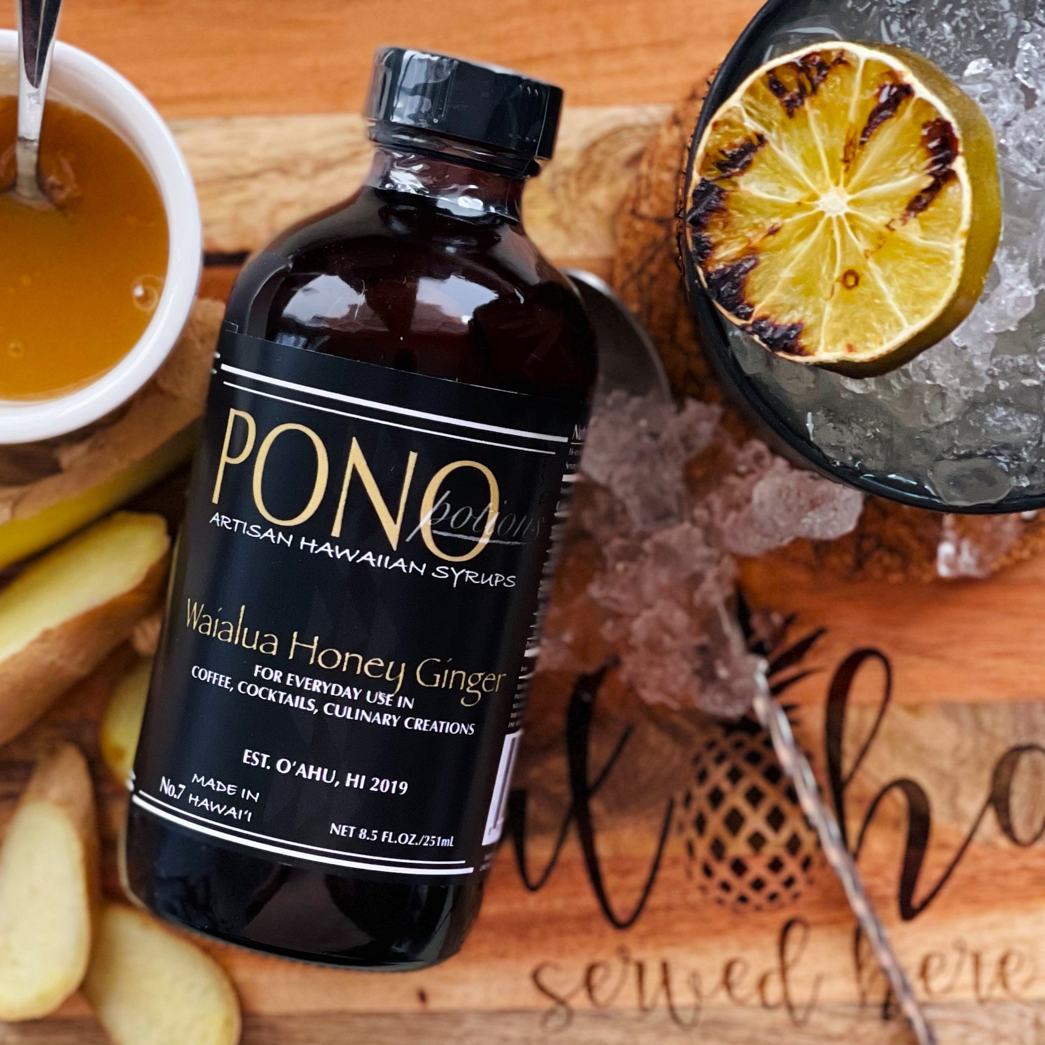 Waialua Honey Ginger Syrup
